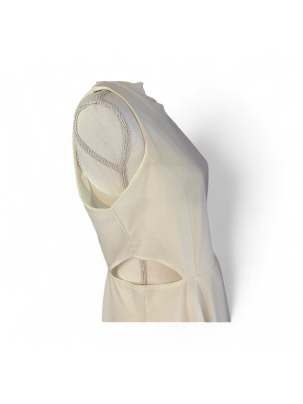 Belongsci White Cutout Fit & Flare Dress XL NWT - Picture 7 of 14